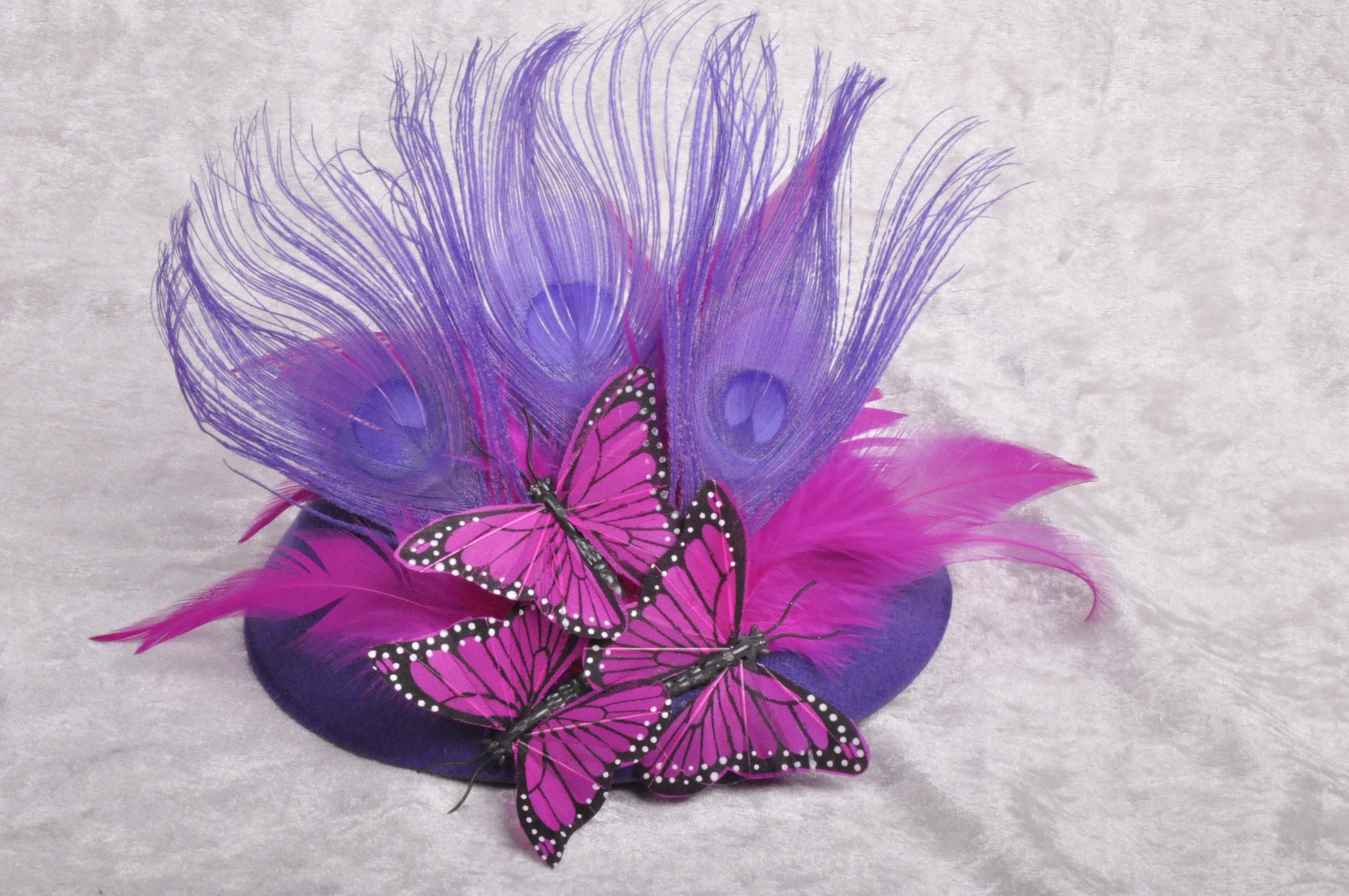 Purple Pink Fuchsia Butterfly Peacock 